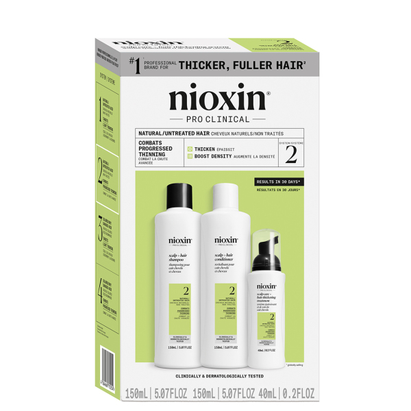 Nioxin system 2 zestaw 150+150+40 ml