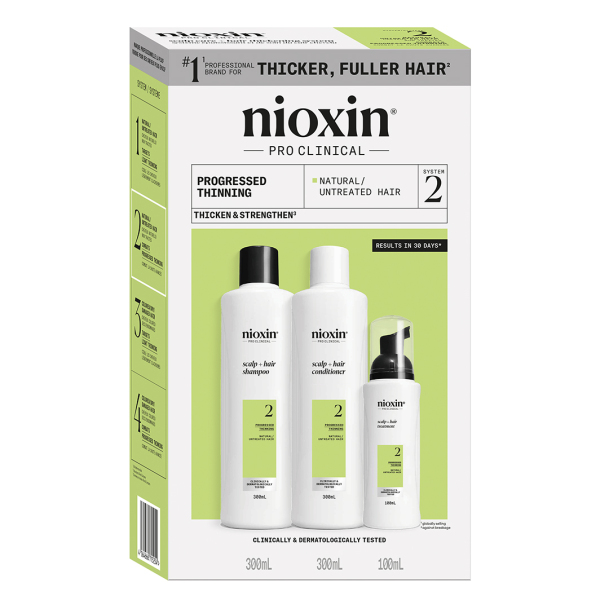 Nioxin system 2 zestaw 300+300+100 ml