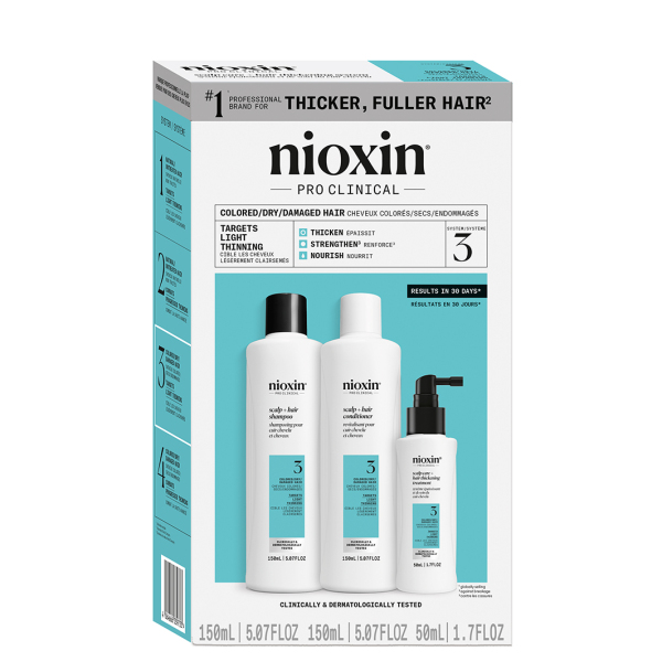 Nioxin system 3 zestaw 150+150+50 ml