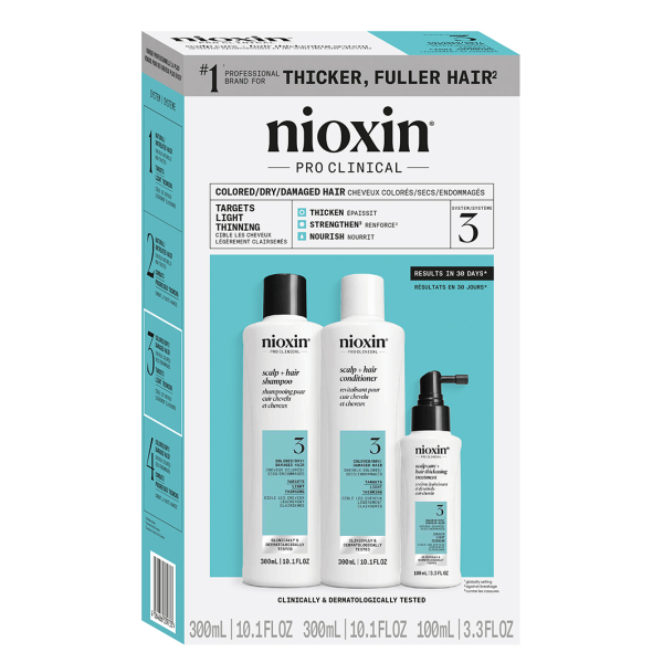 Nioxin system 3 zestaw 300+300+100 ml