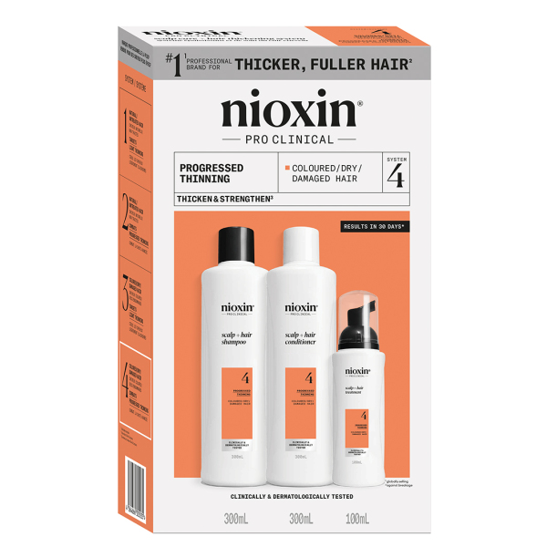 Nioxin system 4 zestaw 300+300+100 ml