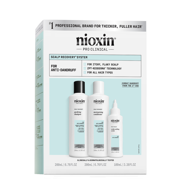 Nioxin scalp recovery zestaw 200+200+100 ml